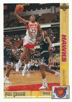 #R27 Paul Graham - Atlanta Hawks - 1991-92 Upper Deck - Rookie Standouts Basketball