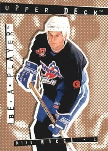 #R49 Mike Ricci - Quebec Nordiques - 1994-95 Upper Deck Be a Player Hockey