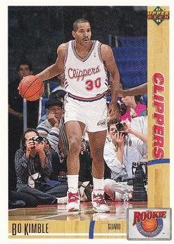 #R5 Bo Kimble - Los Angeles Clippers - 1991-92 Upper Deck - Rookie Standouts Basketball