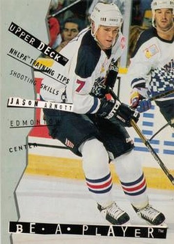 #R93 Jason Arnott - Edmonton Oilers - 1994-95 Upper Deck Be a Player Hockey