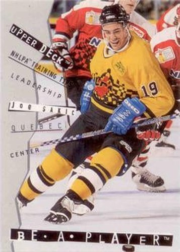 #R96 Joe Sakic - Quebec Nordiques - 1994-95 Upper Deck Be a Player Hockey