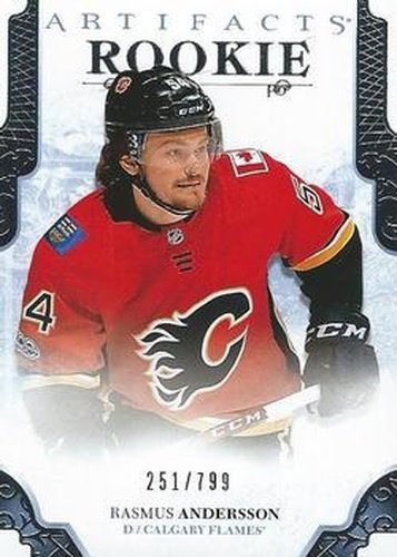 #185 Rasmus Andersson - Calgary Flames - 2017-18 Upper Deck Artifacts Hockey