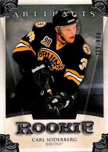#202 Carl Soderberg - Boston Bruins - 2013-14 Upper Deck Artifacts Hockey