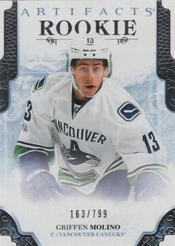 #208 Griffen Molino - Vancouver Canucks - 2017-18 Upper Deck Artifacts Hockey