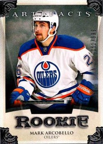 #211 Mark Arcobello - Edmonton Oilers - 2013-14 Upper Deck Artifacts Hockey