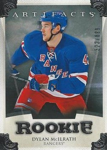 #219 Dylan McIlrath - New York Rangers - 2013-14 Upper Deck Artifacts Hockey