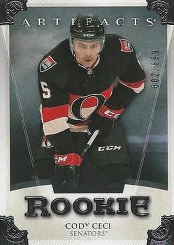 #220 Cody Ceci - Ottawa Senators - 2013-14 Upper Deck Artifacts Hockey