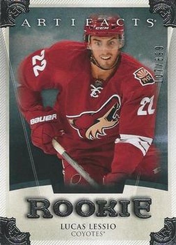 #222 Lucas Lessio - Phoenix Coyotes - 2013-14 Upper Deck Artifacts Hockey