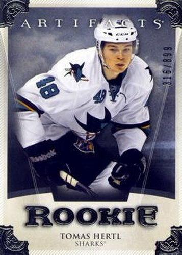 #224 Tomas Hertl - San Jose Sharks - 2013-14 Upper Deck Artifacts Hockey