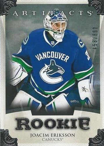 #228 Joacim Eriksson - Vancouver Canucks - 2013-14 Upper Deck Artifacts Hockey