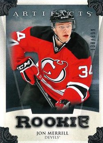 #235 Jon Merrill - New Jersey Devils - 2013-14 Upper Deck Artifacts Hockey