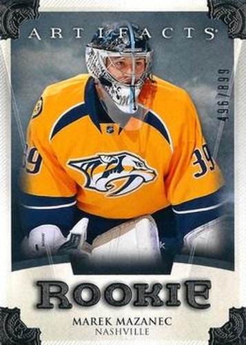 #236 Marek Mazanec - Nashville Predators - 2013-14 Upper Deck Artifacts Hockey