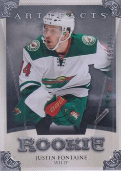 #240 Justin Fontaine - Minnesota Wild - 2013-14 Upper Deck Artifacts Hockey