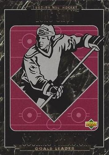 #RR10 Goals Leader Long Shot / Mario Lemieux - Pittsburgh Penguins - 1995-96 Upper Deck - Predictors Retail Exchange Hockey