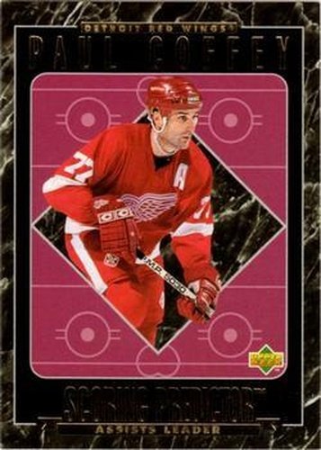 #RR12 Paul Coffey - Detroit Red Wings - 1995-96 Upper Deck - Predictors Retail Exchange Hockey