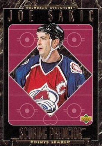 #RR27 Joe Sakic - Colorado Avalanche - 1995-96 Upper Deck - Predictors Retail Exchange Hockey