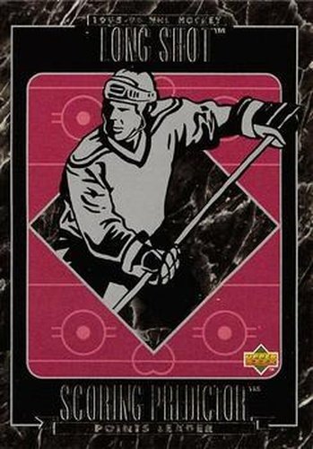 #RR30 Points Leader Long Shot / Mario Lemieux - Pittsburgh Penguins - 1995-96 Upper Deck - Predictors Retail Exchange Hockey