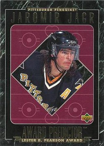 #RR46 Jaromir Jagr - Pittsburgh Penguins - 1995-96 Upper Deck - Predictors Retail Exchange Hockey
