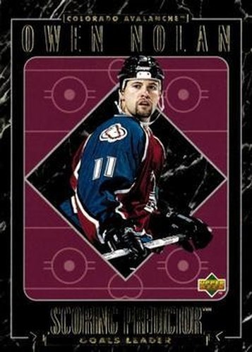 #RR7 Owen Nolan - Colorado Avalanche - 1995-96 Upper Deck - Predictors Retail Exchange Hockey