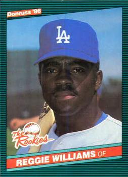 #5 Reggie Williams - Los Angeles Dodgers - 1986 Donruss The Rookies Baseball