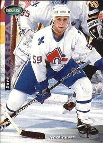 #SE145 Dave Karpa - Quebec Nordiques - 1994-95 Parkhurst SE Hockey