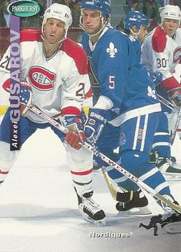 #SE148 Alexei Gusarov - Quebec Nordiques - 1994-95 Parkhurst SE Hockey