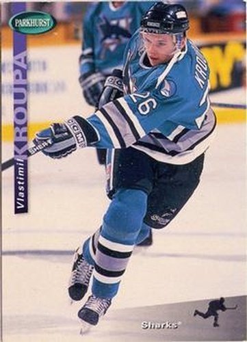 #SE167 Vlastimil Kroupa - San Jose Sharks - 1994-95 Parkhurst SE Hockey