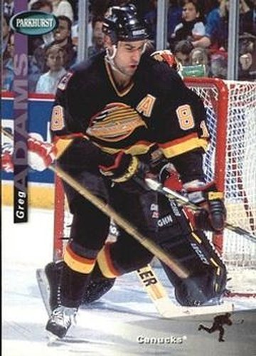 #SE185 Greg Adams - Vancouver Canucks - 1994-95 Parkhurst SE Hockey