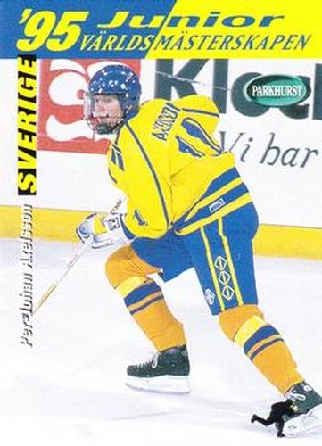 #SE240 P.J. Axelsson - Sweden - 1994-95 Parkhurst SE Hockey