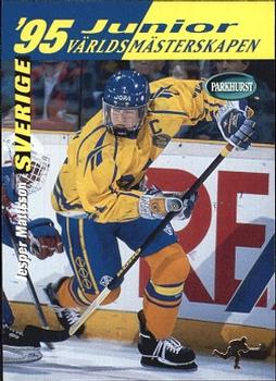 #SE244 Jesper Mattsson - Sweden - 1994-95 Parkhurst SE Hockey