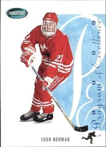 #SE267 Todd Norman - Canada - 1994-95 Parkhurst SE Hockey