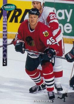 #SE34 Karl Dykhuis - Chicago Blackhawks - 1994-95 Parkhurst SE Hockey