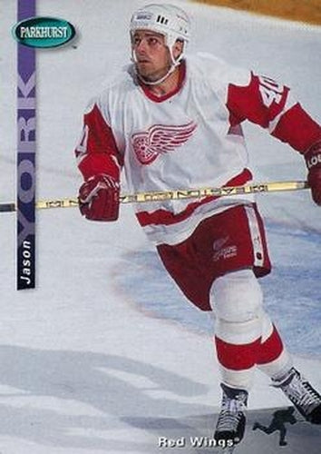 #SE56 Jason York - Detroit Red Wings - 1994-95 Parkhurst SE Hockey