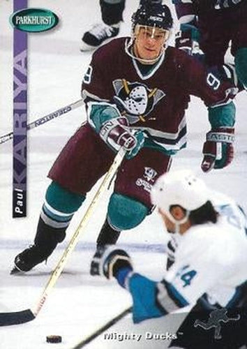 #SE8 Paul Kariya - Anaheim Mighty Ducks - 1994-95 Parkhurst SE Hockey