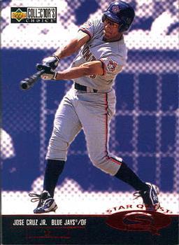 #SQ10 Jose Cruz Jr. - Toronto Blue Jays - 1998 Collector's Choice - StarQuest Baseball