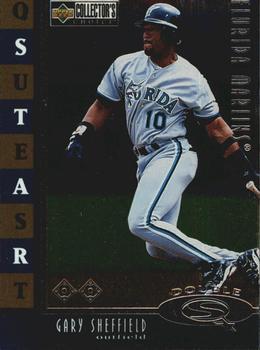 #SQ28 Gary Sheffield - Florida Marlins - 1998 Collector's Choice - StarQuest Double Baseball