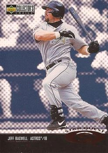 #SQ37 Jeff Bagwell - Houston Astros - 1998 Collector's Choice - StarQuest Baseball