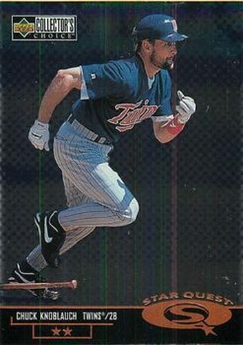 #SQ48 Chuck Knoblauch - Minnesota Twins - 1998 Collector's Choice - StarQuest Baseball