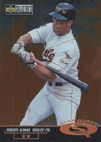 #SQ51 Roberto Alomar - Baltimore Orioles - 1998 Collector's Choice - StarQuest Baseball
