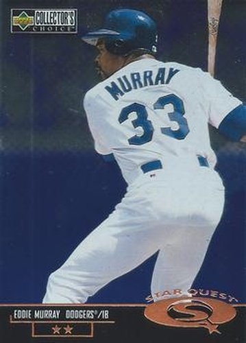 #SQ58 Eddie Murray - Los Angeles Dodgers - 1998 Collector's Choice - StarQuest Baseball