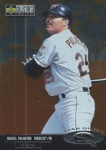 #SQ68 Rafael Palmeiro - Baltimore Orioles - 1998 Collector's Choice - StarQuest Baseball