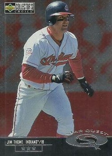#SQ76 Jim Thome - Cleveland Indians - 1998 Collector's Choice - StarQuest Baseball