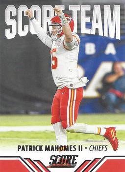 #ST1 Patrick Mahomes II - Kansas City Chiefs - 2021 Score - Score Team Football