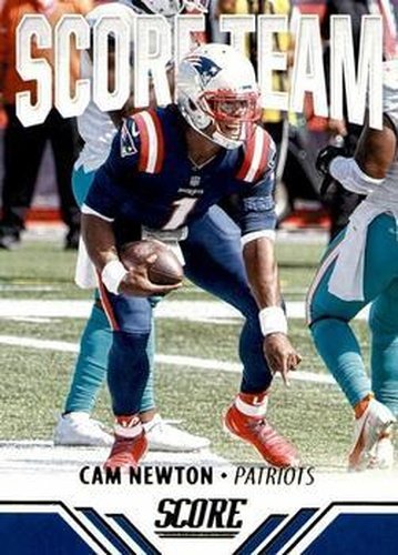 #ST24 Cam Newton - New England Patriots - 2021 Score - Score Team Football