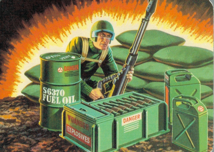 #48 Mortar Defense Unit - 1986 G.I. Joe Action Cards