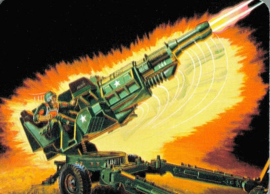 #36 Heavy Artilllery Laser HAL - 1986 G.I. Joe Action Cards