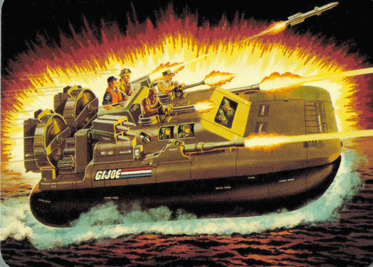 #56 Hovercraft - 1986 G.I. Joe Action Cards