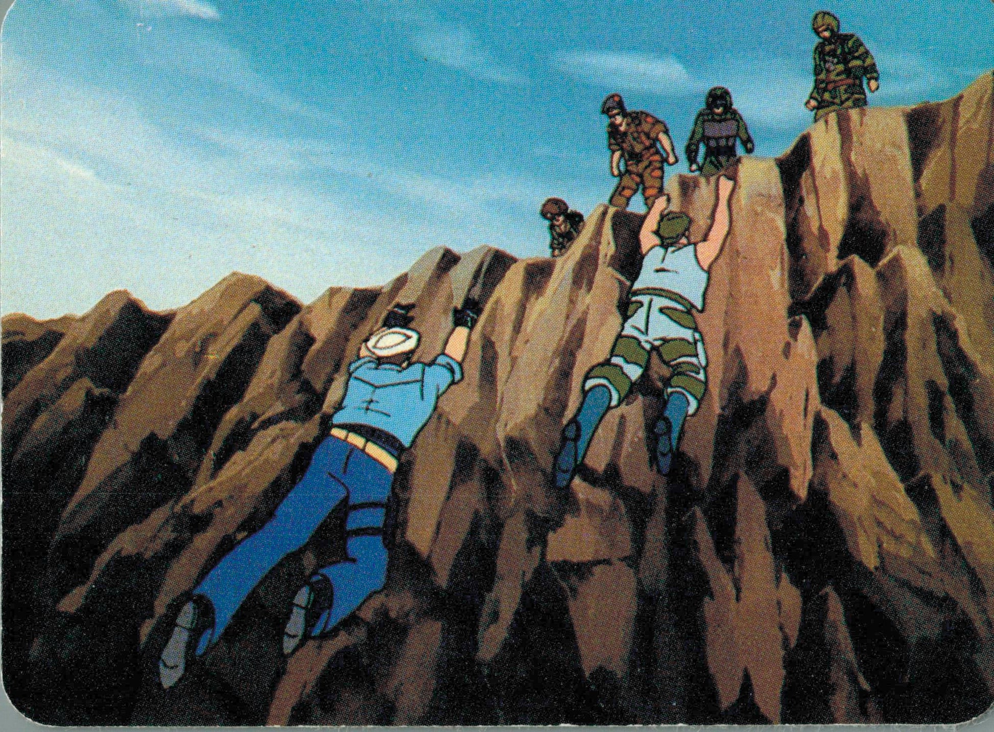 #176 Climb to Safety - 1986 G.I. Joe Action Cards