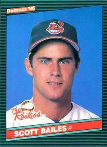 #25 Scott Bailes - Cleveland Indians - 1986 Donruss The Rookies Baseball