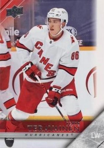 #T-13 Teuvo Teravainen - Carolina Hurricanes - 2020-21 Upper Deck - 2005-06 Tribute Hockey